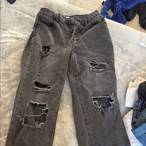 PacSun Charcoal Distressed Men's Jeans